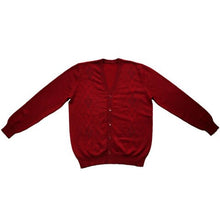 Load image into Gallery viewer, new arrival 100%goat cashmere argyle thick knit men fashion cardigan sweater dark blue 4color  S/2XL