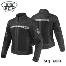 Load image into Gallery viewer, SSPEC Men&#39;s Denim Motorcycle Jacket Off-Road Racing Coats Motorbike Motocross Protective Gear Fashion Casual Sweater Jacket 3XL