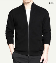 Load image into Gallery viewer, Free shipping 2019 New men&#39;s knitted sweater coat collar jacket cultivate one&#39;s morality    /M--XXXL