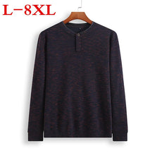 Load image into Gallery viewer, large size 8XL 7XL plus size 6XL New Mens Sweaters spring Brand Youth leisure Sweater Men Pullover Long Sleeve Casual Men Jumper