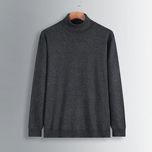 Load image into Gallery viewer, 8XL 6XL Winter High Neck Thick Warm Sweater Men Turtleneck Brand Mens Sweaters Slim Fit Pullover Men Knitwear Male Double collar