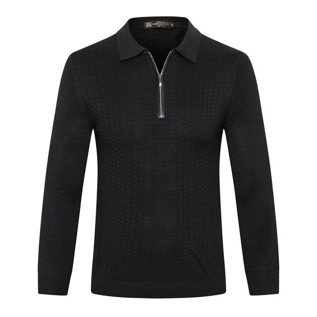 Billionaire Sweater wool Snake skin men's 2019 new Business zipper Genuine Leather high quality big size M-6XL free shipping