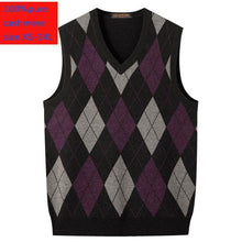 Load image into Gallery viewer, New 100% Cashmere Waistcoat Thicker Men Sleeveless Knitted Winter Sweater Casual V-neck Thick Pullovers Size XS S M L XL 2XL 3XL