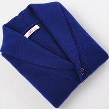 Load image into Gallery viewer, 2017 Men&#39;s Sweater Mens Winter Wool Sweater Cardigan Men&#39;s Casual Plus Velvet Thick Cashmere Outwear Coat Masculino