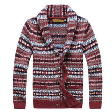 Load image into Gallery viewer, Free shipping Men&#39;s fashion casual wool jacquard cardigan sweater quality outerwear winter coat jacket outerwears