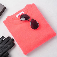 Load image into Gallery viewer, Men&#39;s Winter O-Neck Business Cashmere Blend Sweater Knitted Pullover Autumn Casual&amp;Fashion Soft Long Sleeve Knitwear 100% Cashme