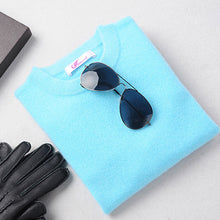 Load image into Gallery viewer, Men&#39;s Winter O-Neck Business Cashmere Blend Sweater Knitted Pullover Autumn Casual&amp;Fashion Soft Long Sleeve Knitwear 100% Cashme