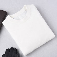 Load image into Gallery viewer, Men&#39;s Winter O-Neck Business Cashmere Blend Sweater Knitted Pullover Autumn Casual&amp;Fashion Soft Long Sleeve Knitwear 100% Cashme