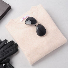 Load image into Gallery viewer, Men&#39;s Winter O-Neck Business Cashmere Blend Sweater Knitted Pullover Autumn Casual&amp;Fashion Soft Long Sleeve Knitwear 100% Cashme