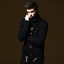 Load image into Gallery viewer, Brand Clothing New Sweater Men&#39;s Long Sleeve Coat Solid Cotton Men Pullovers Sweaters-Neck Casual Male