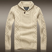 Load image into Gallery viewer, 2017 Sale Top &quot;european And American Style Men Sweater Sudaderas Australian Men&#39;s Winter Thick Wool Coat Lapel Pullover