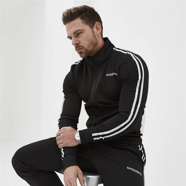 M-2XL Large Size Loose Men Hoodies Suits Baseball Style Sweater Set Thermal Man Sport Suit Jogger Gym Sets