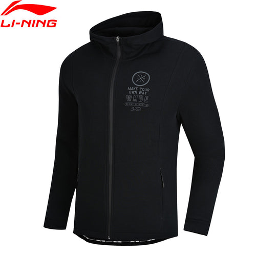 Li-Ning Men Wade Series Hoodie Sweater Regular Fit 66% Cotton 34% Polyester Zipper Closure LiNing Sports Tops AWDN673 MWW1414