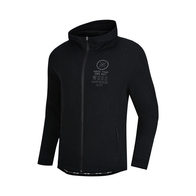 Li-Ning Men Wade Series Hoodie Sweater Regular Fit 66% Cotton 34% Polyester Zipper Closure LiNing Sports Tops AWDN673 MWW1414