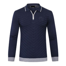 Load image into Gallery viewer, TACE&amp;SHARK Billionaire Sweater wool men&#39;s 2018 new arrival commerce solid color zipper collar wool gentleman M-5XL free shipping