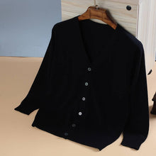 Load image into Gallery viewer, Man Sweaters 100% Cashmere Knitting Cardigans Vneck Fashion Button Jumpers Pure Cashmere Male Standard Clothes Hot Sale Sweater