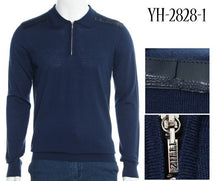 Load image into Gallery viewer, Billionaire TACE&amp;SHARK Sweater wool Crocodile skin men&#39;s 2018 new fashion zipper high quality gentleman M-4XL free shipping