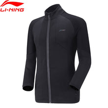 Load image into Gallery viewer, Li-Ning Men Badminton Series Jackets Regular Fit 86%Polyester 12%Spandex Black LiNing Sports Zipper Sweater AWDN953 MWW1523