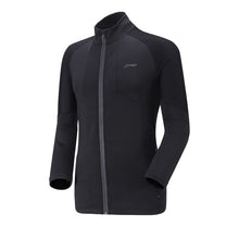 Load image into Gallery viewer, Li-Ning Men Badminton Series Jackets Regular Fit 86%Polyester 12%Spandex Black LiNing Sports Zipper Sweater AWDN953 MWW1523