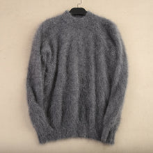 Load image into Gallery viewer, New Men&#39;s Mink cashmere Fleece Warm Sweaters, Round-collar Sleeve Sweaters Free Delivery S18121